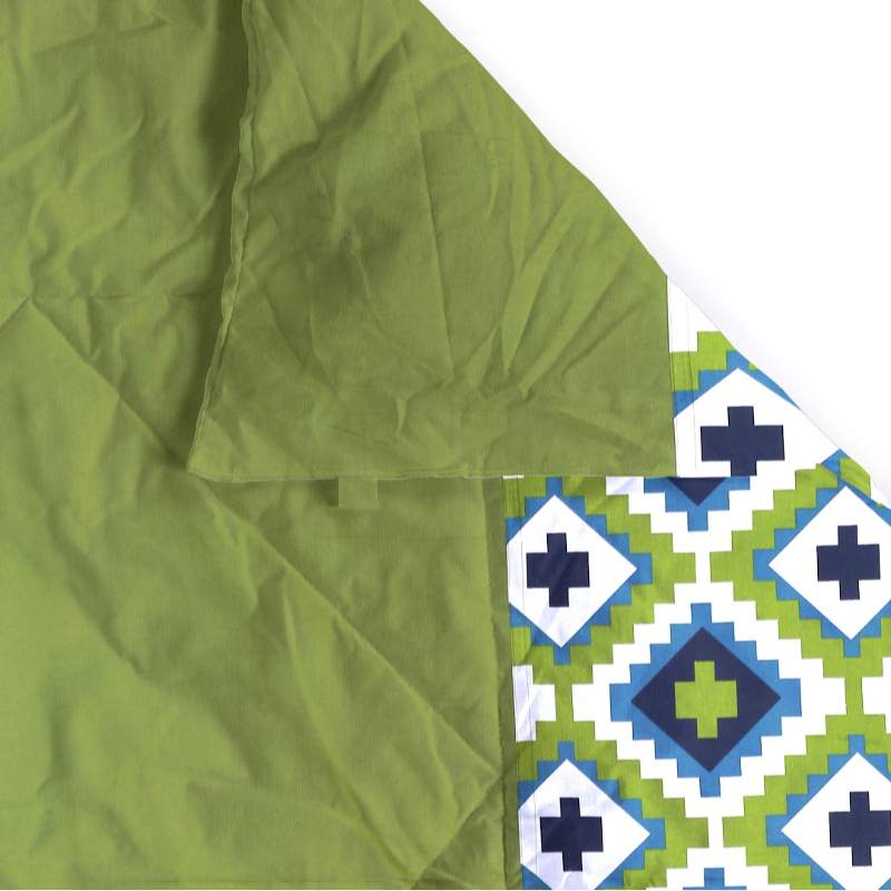 Geometric Bedsheet Set with Bag | 240 TC | Set of 4 Default Title