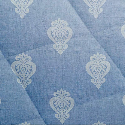 Satin Sky Blue Bedsheet Set with Bag | 250 TC | Set of 4 Default Title