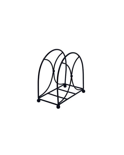 Elegant Pristine Wire Handcrafted Metal Napkin Holder | Set of 2 | 5 x 3 x 6 inches