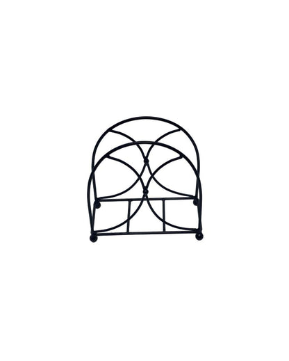 Elegant Pristine Wire Handcrafted Metal Napkin Holder | Set of 2 | 5 x 3 x 6 inches