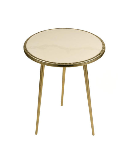 Majestic Classic Design Golden Side Table | 17 x 22 inches