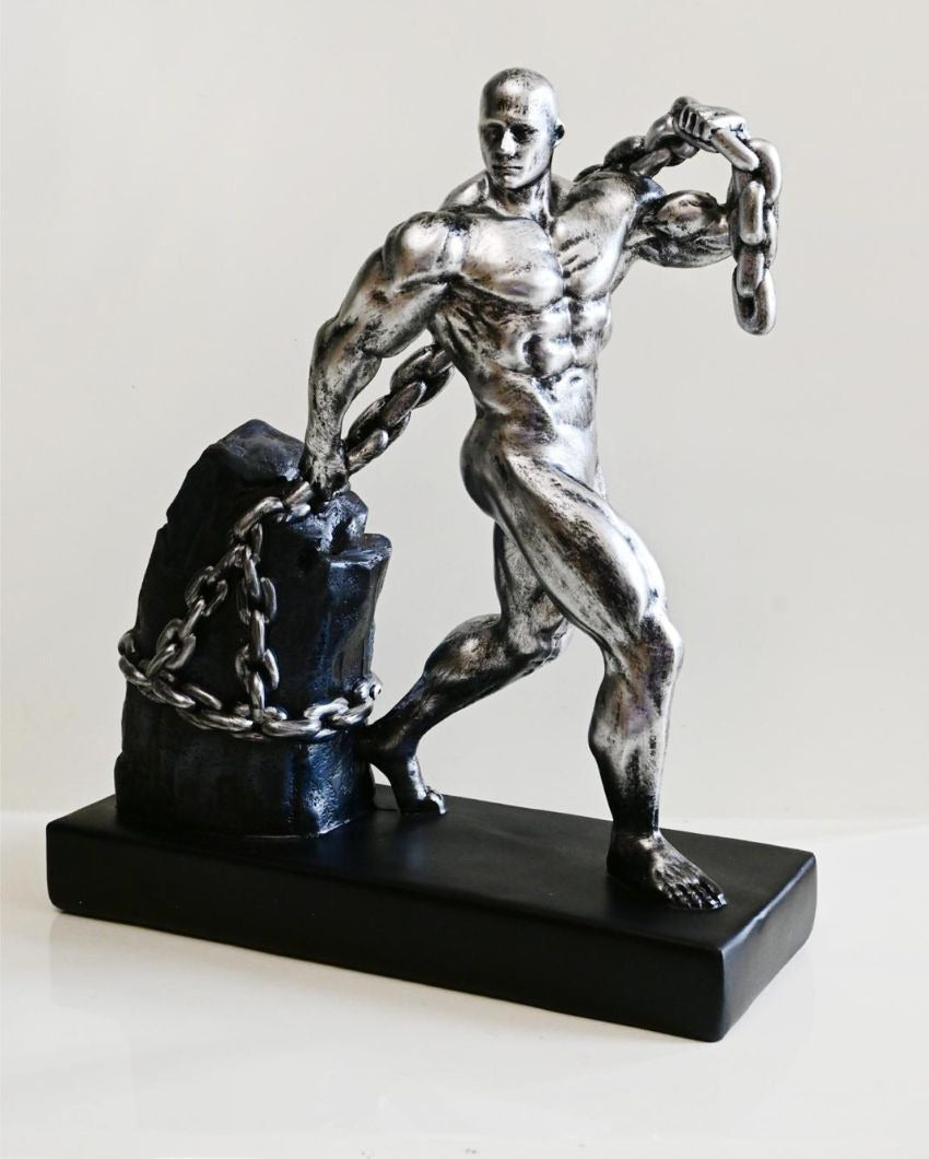 Elite Weightlifting Bodybuilder Figurine Sculpture | 9 x 4 x 11 inches