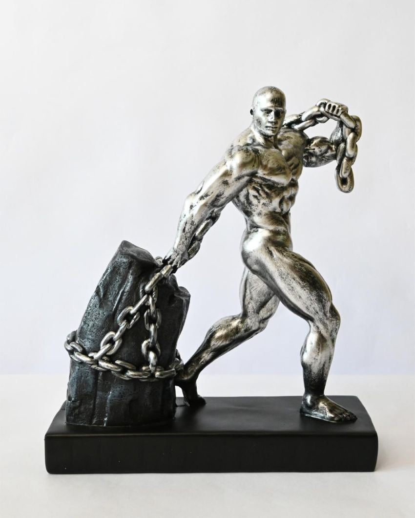 Elite Weightlifting Bodybuilder Figurine Sculpture | 9 x 4 x 11 inches