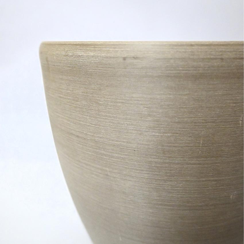 Earth Elegance Matte Brown Minimalist Charm Medium Pot | 7 x 6 inches