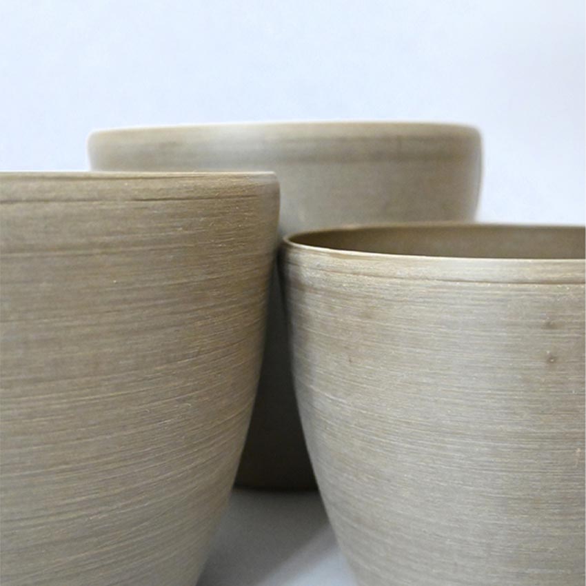 Earth Elegance Matte Brown Minimalist Charm Medium Pot | 7 x 6 inches