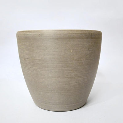 Earth Elegance Matte Brown Minimalist Charm Medium Pot | 7 x 6 inches