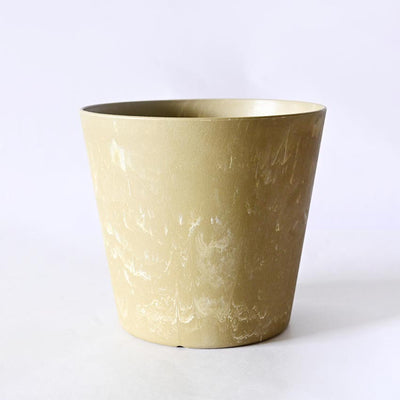 Natural Glow Rose Gold & Yellow Textured Round Pots | 6 x 5 inches