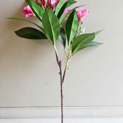 Exquisite Plumeria Frangipani Flower Stick Without Vase | 35 inches