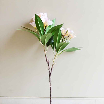 Exquisite Plumeria Frangipani Flower Stick Without Vase | 35 inches