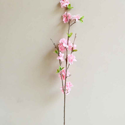 Vibrant Floral Cherry Blossom Stick Without Vase | 39 inches