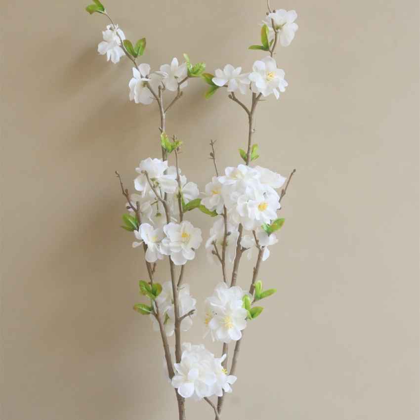 Vibrant Floral Cherry Blossom Stick Without Vase | 39 inches