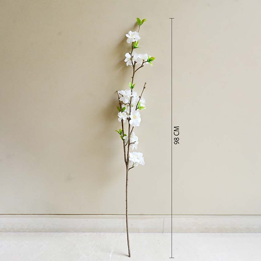 Vibrant Floral Cherry Blossom Stick Without Vase | 39 inches