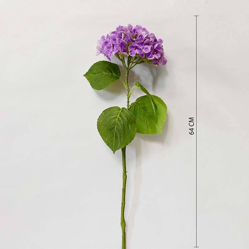 Elegant Floral Arrangements Hydrangea Flower Stick Without Vase | 26 inches