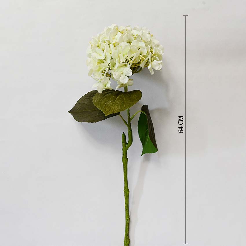 Elegant Floral Arrangements Hydrangea Flower Stick Without Vase | 26 inches