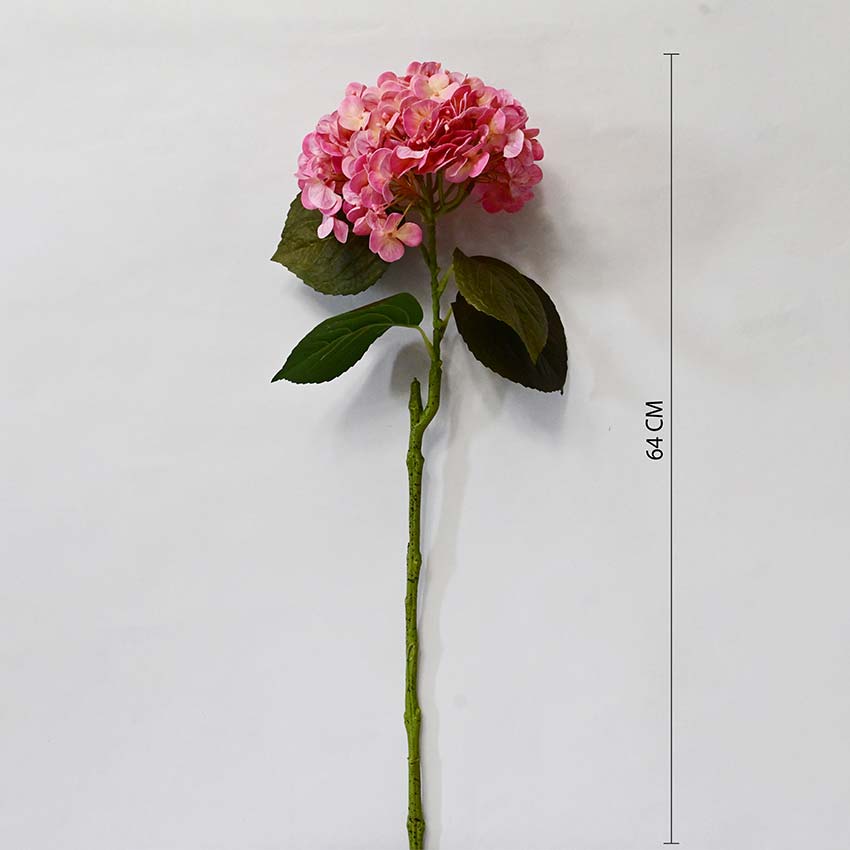 Elegant Floral Arrangements Hydrangea Flower Stick Without Vase | 26 inches