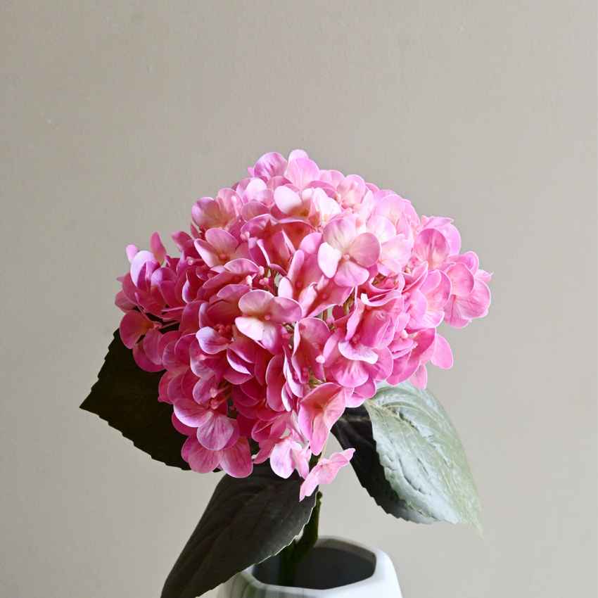 Elegant Floral Arrangements Hydrangea Flower Stick Without Vase | 26 inches