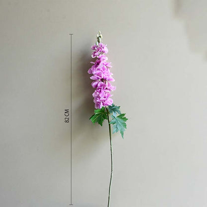 Beautiful Delphinium Flower Stick Without Vase | 33 inches