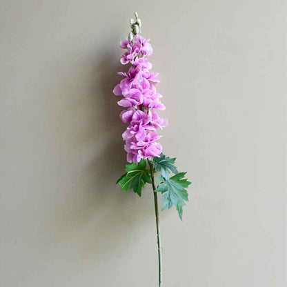 Beautiful Delphinium Flower Stick Without Vase | 33 inches