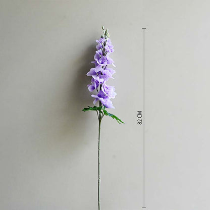 Beautiful Delphinium Flower Stick Without Vase | 33 inches