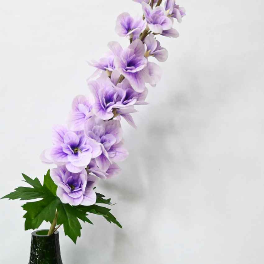 Beautiful Delphinium Flower Stick Without Vase | 33 inches