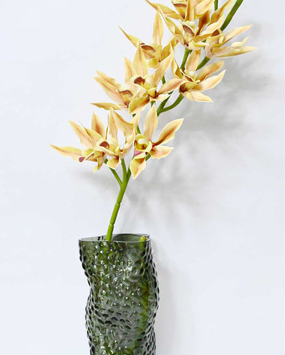 Vibrant Artificial Orchid Realistic Faux Stem Flower Plant Without Vase | 2 Feet