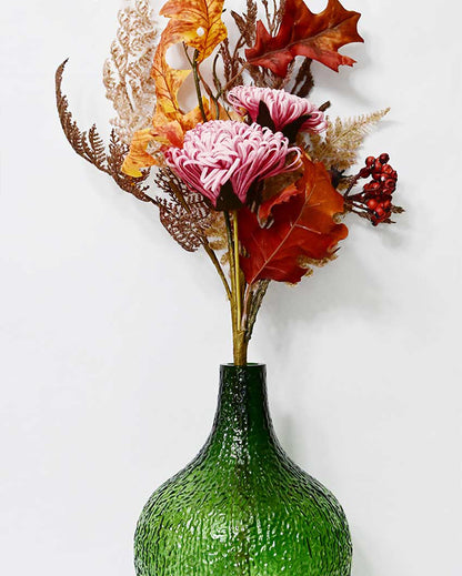 Delicate Artificial Bunch And Lifelike Faux with Leaves Flower Plant Without Vase | 2 Feet