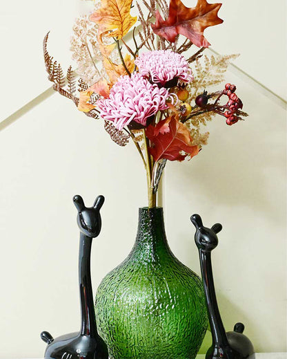 Delicate Artificial Bunch And Lifelike Faux with Leaves Flower Plant Without Vase | 2 Feet