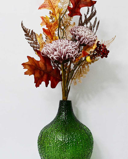 Delicate Artificial Bunch And Lifelike Faux with Leaves Flower Plant Without Vase | 2 Feet