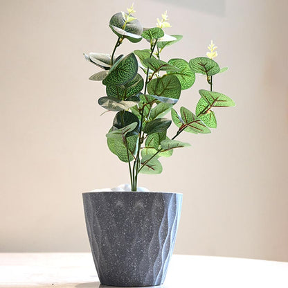 Modern Abstract Dark Grey Textured Planter Small Pot Without Plant | 5 x 5 inches