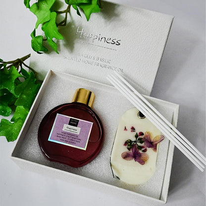 Elegant Natural Reed Diffuser with Refreshing Fresh Air Fragrance | 6 x 5 x 3 inches