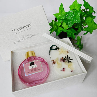 Elegant Natural Reed Diffuser with Refreshing Fresh Air Fragrance | 6 x 5 x 3 inches