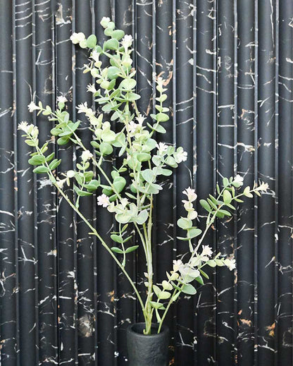 Rustic Artificial Eucalyptus Flower Stick Plant Without Vase | 2 Feet