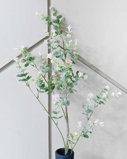 Rustic Artificial Eucalyptus Flower Stick Plant Without Vase | 2 Feet