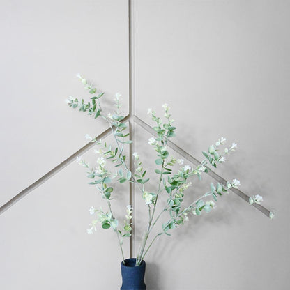Elegant Minimalist Green Eucalyptus Foliage Branch Without Pot | 3 Feet