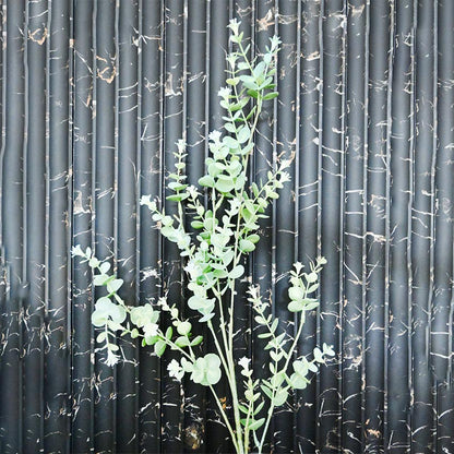 Elegant Minimalist Green Eucalyptus Foliage Branch Without Pot | 3 Feet