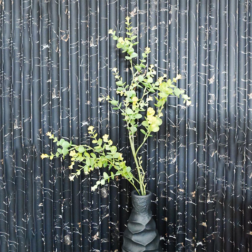 Elegant Minimalist Green Eucalyptus Foliage Branch Without Pot | 3 Feet