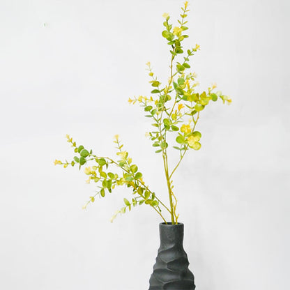 Elegant Minimalist Green Eucalyptus Foliage Branch Without Pot | 3 Feet