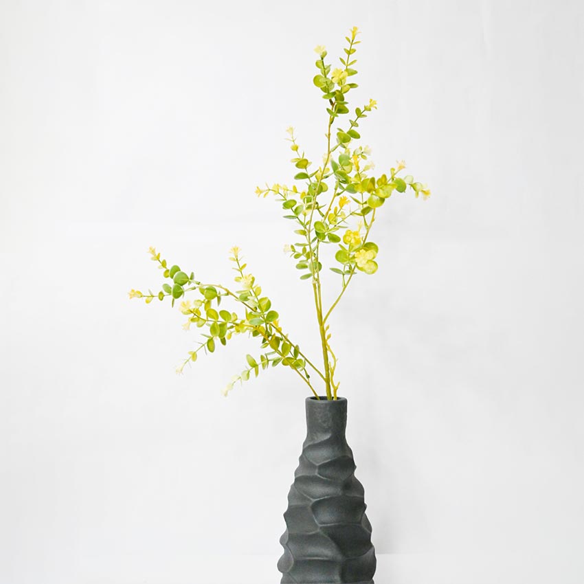 Elegant Minimalist Green Eucalyptus Foliage Branch Without Pot | 3 Feet