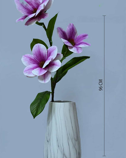 Elegant Artificial Magnolia Flower Sticks Without Vase | 3 feet