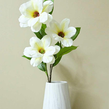 Elegant Artificial Magnolia Flower Sticks Without Vase | 3 feet