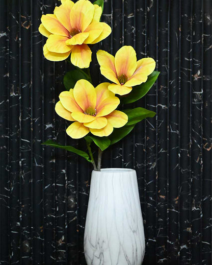 Elegant Artificial Magnolia Flower Sticks Without Vase | 3 feet