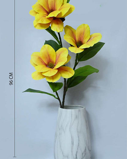 Elegant Artificial Magnolia Flower Sticks Without Vase | 3 feet