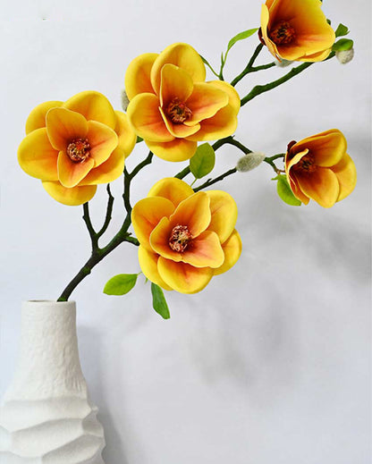 Graceful Artificial Magnolia Flower Sticks Without Vase | 2 Feet