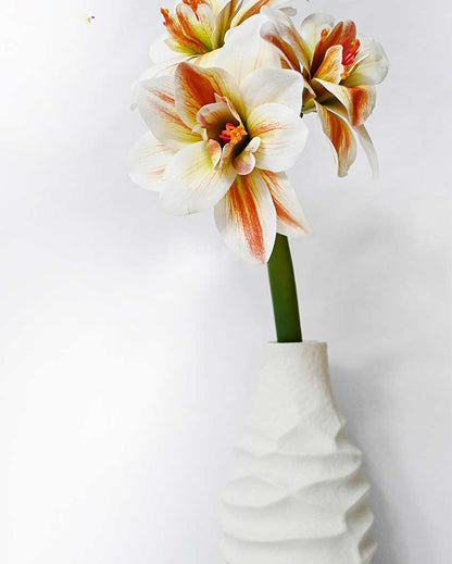 Exotic Artificial Amaryllis Lily Hybrid Bulbs and Realistic Faux Blooms Flower Plant Without Vase | 2 feet