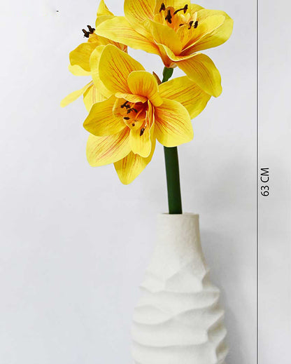 Exotic Artificial Amaryllis Lily Hybrid Bulbs and Realistic Faux Blooms Flower Plant Without Vase | 2 feet