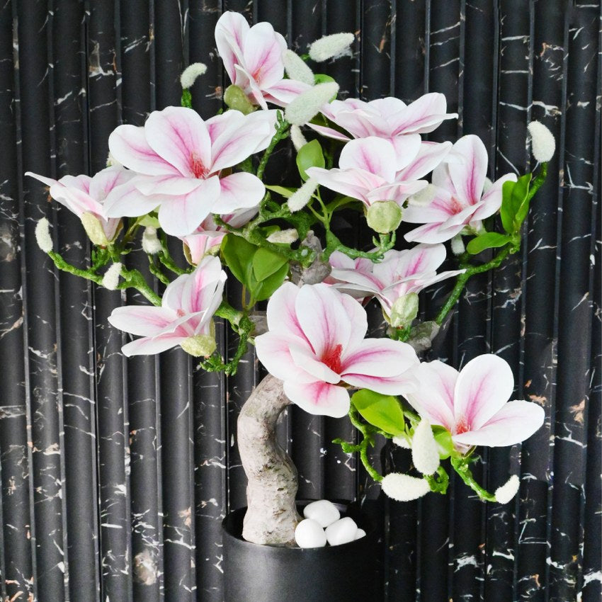 Mini Artificial Spring Blossom Magnolia Tree | 2 feet