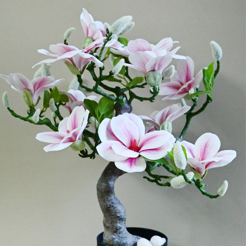 Mini Artificial Spring Blossom Magnolia Tree | 2 Feet