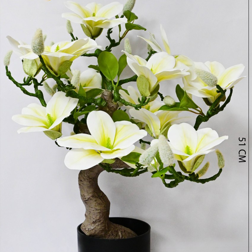 Mini Artificial Spring Blossom Magnolia Tree | 2 Feet