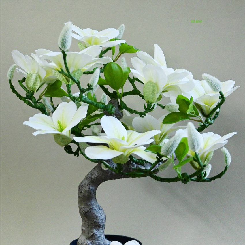 Mini Artificial Spring Blossom Magnolia Tree | 2 Feet