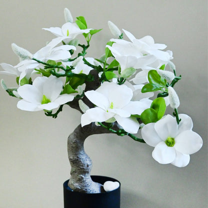 Mini Artificial Spring Blossom Magnolia Tree | 2 feet